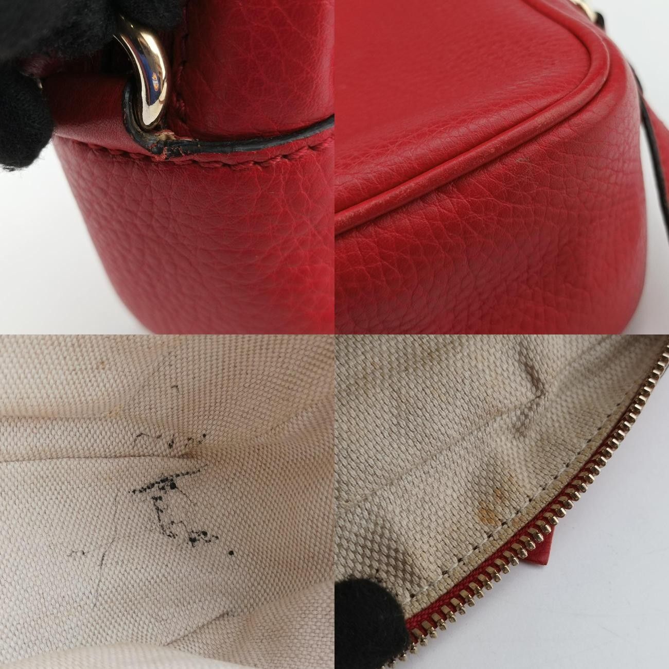 グッチGucciソーホー レッド レザー 308364 F018863953 - メルカリ