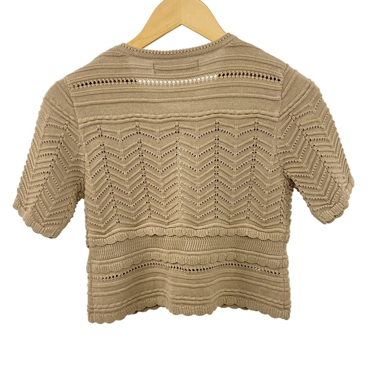 お年玉価格❣️M'S GRACY ベージュ カーディガン 42 M'S GRACY(エムズグレイシー) カーディガン サイズ38 M レディース美品