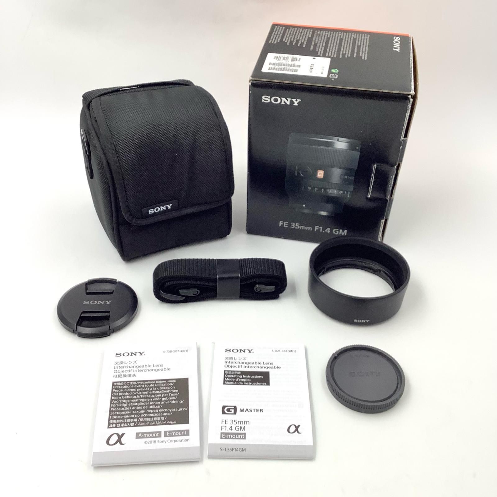 全額返金保証】【最速発送】Sony FE 35mm F1.4 GM SEL35F14GM 美品