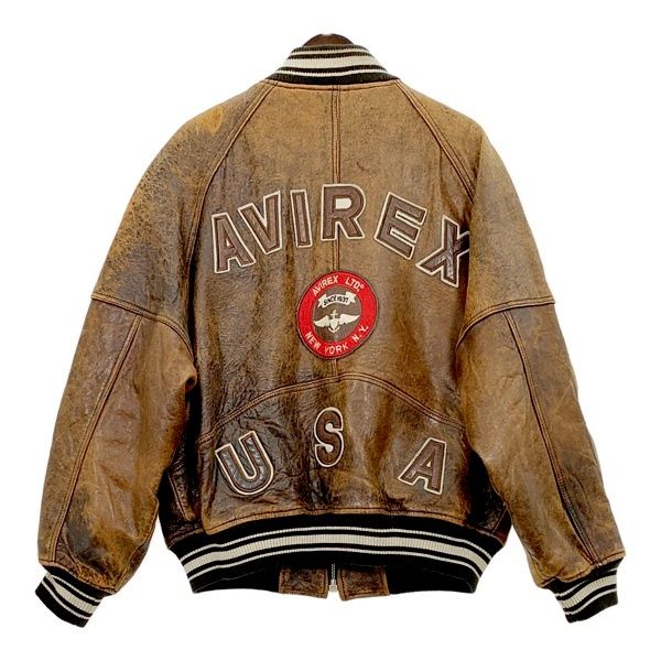 AVIREX アヴィレックス アビレックス レザー ジャケット ブルゾン 革
