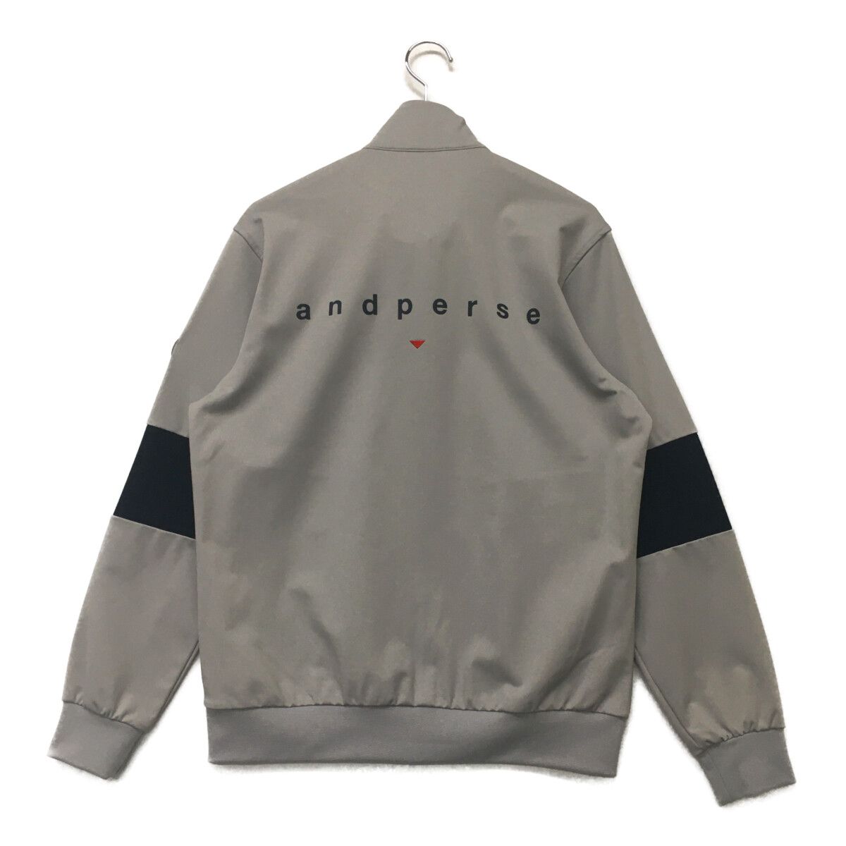 未使用品 メンズ アンパスィ and per se ブルゾン M グレー フルジップ