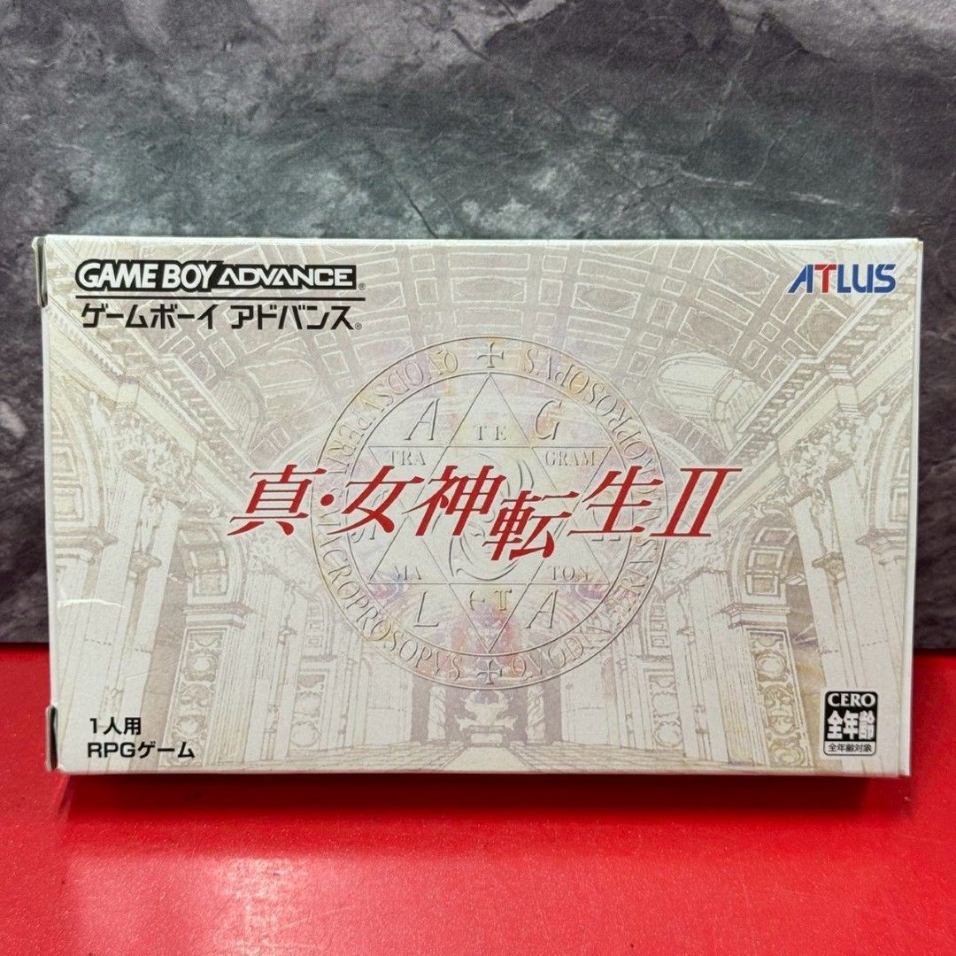 □真・女神転生II GBAソフト 箱説付き ゲームボーイアドバンス 任天堂