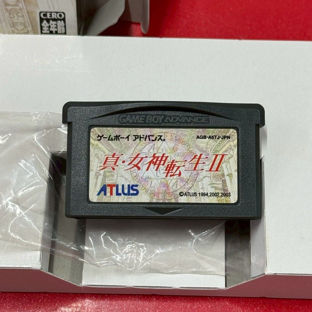 □真・女神転生II GBAソフト 箱説付き ゲームボーイアドバンス 任天堂