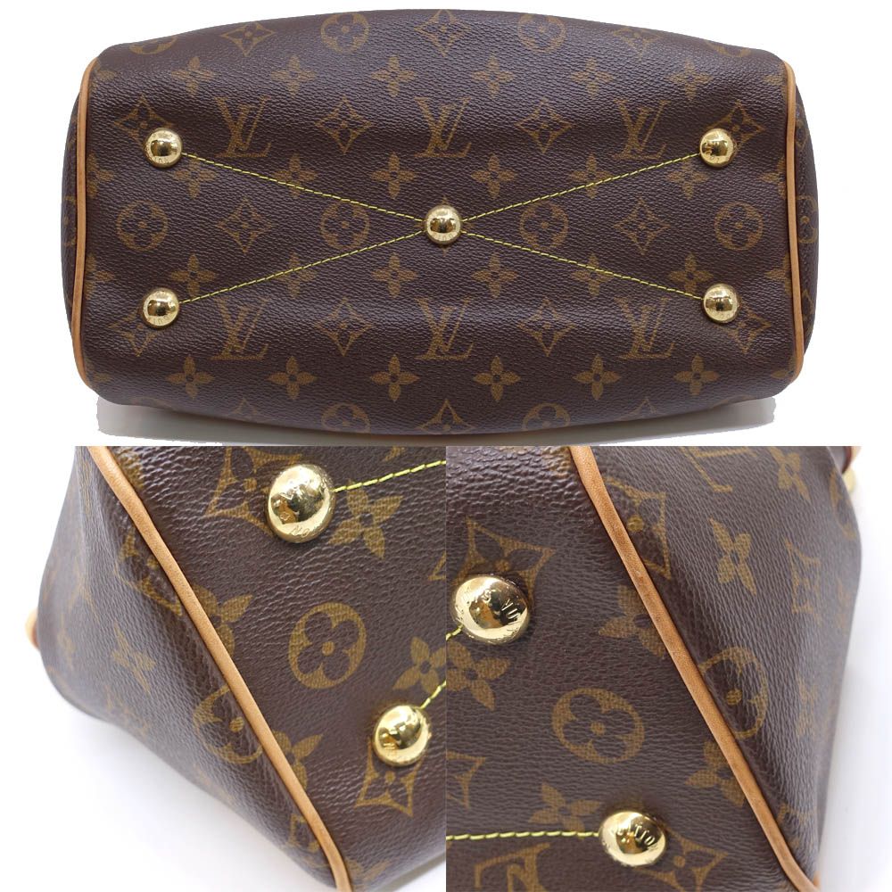 栄】ルイヴィトン ティヴォリPM M40143 モノグラム ブラウン GD金具