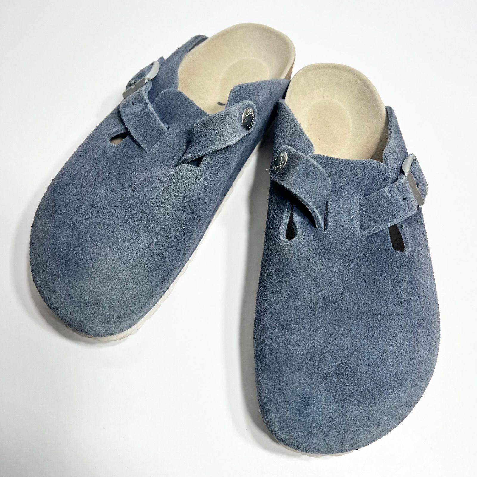 ビルケンシュトック ボストン スエード エレメンタルブルー 36 - メルカリ