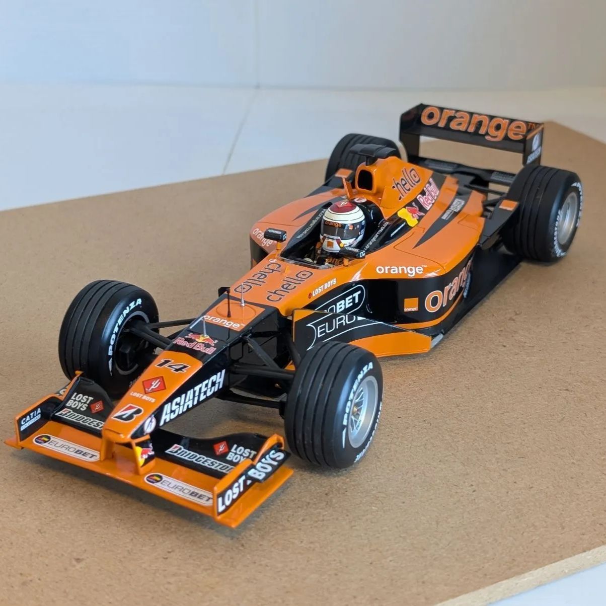 マックスの父1/18ミニチャンプス アロウズA22 ヨス・フェルスタッペン