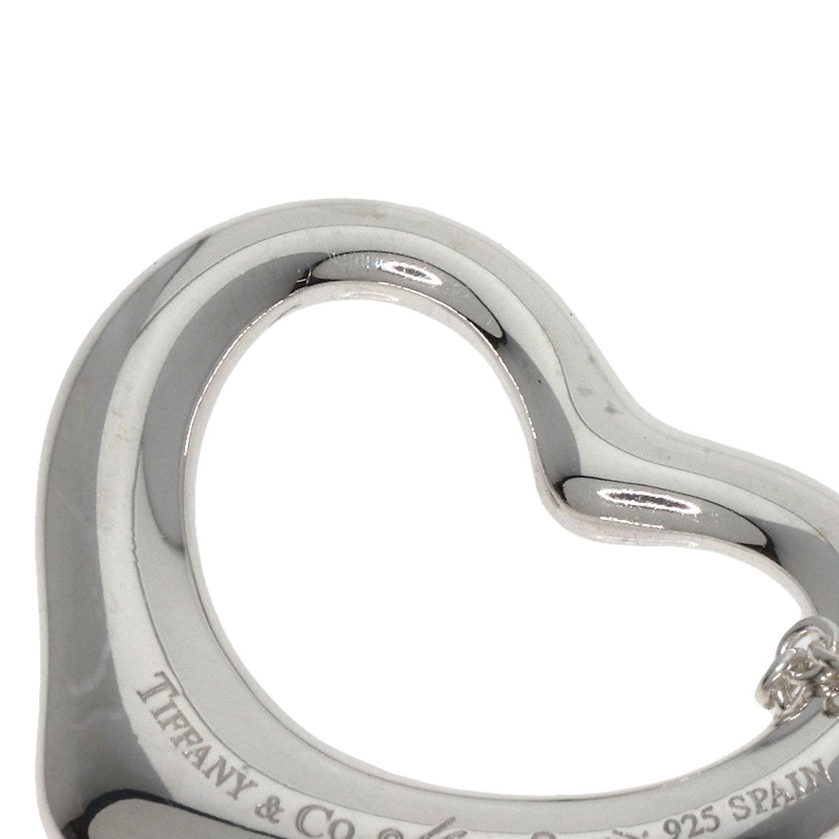 TIFFANY&Co. ティファニー オープンハート ネックレス SV レディース