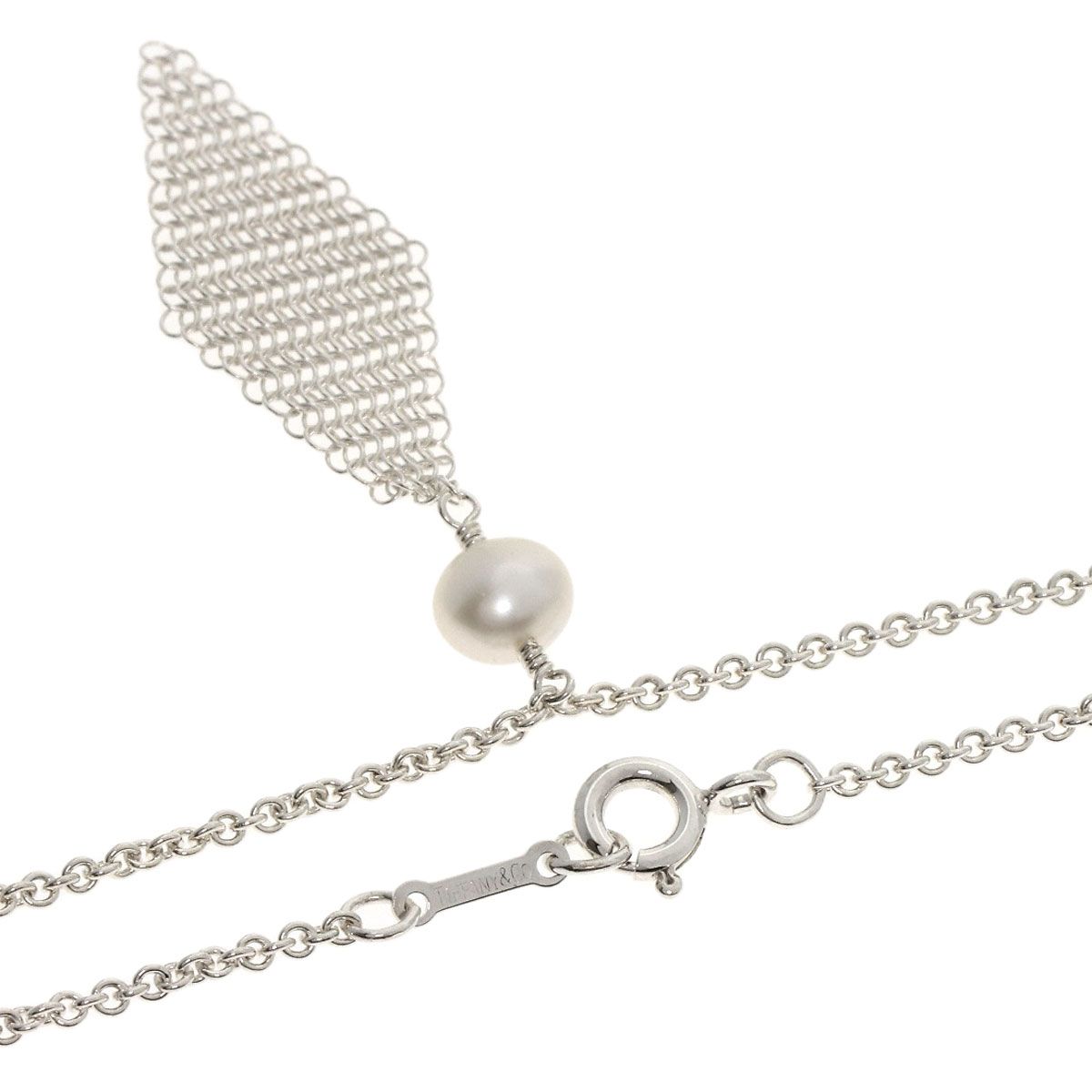 TIFFANY&Co. ティファニー フレッシュウォーターパール 真珠 メッシュ 
