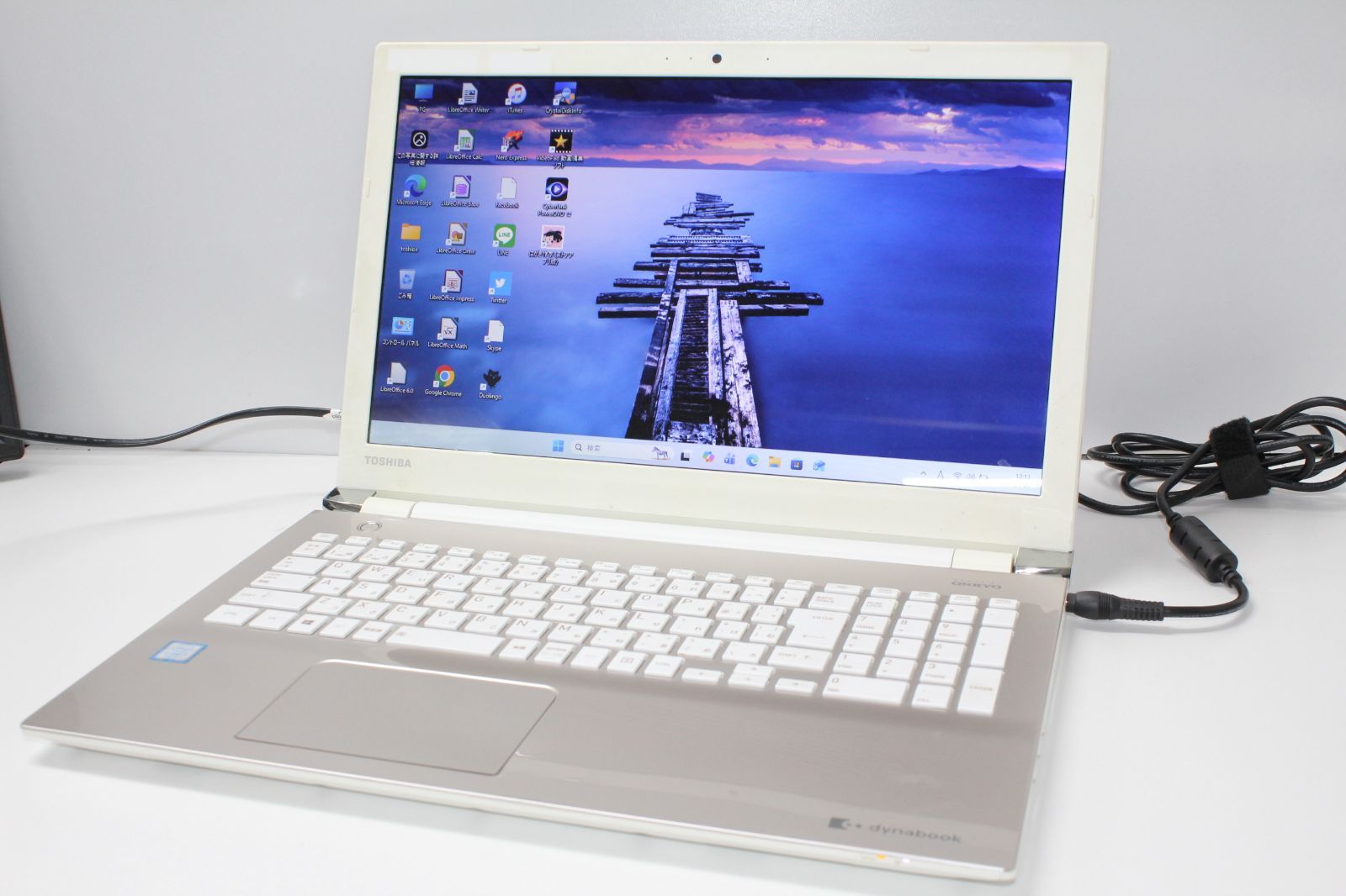 中古ノートPC】東芝〈dynabook T65/DG〉Intel core i7/SSD512GB/メモリ