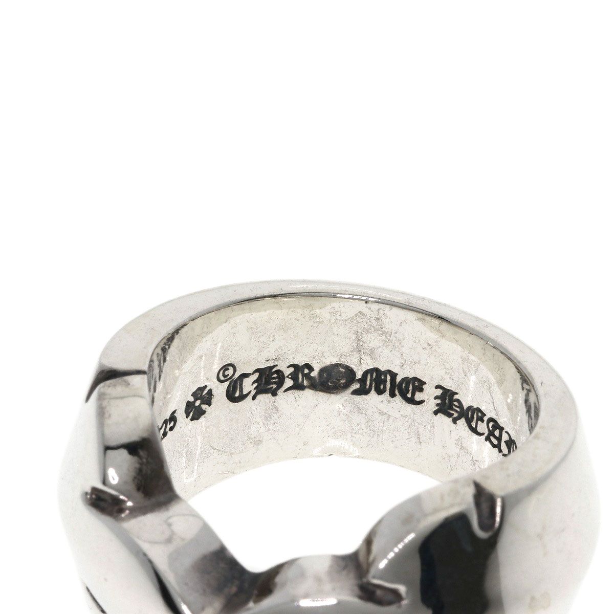 CHROME HEARTS クロムハーツ ダブルフレアニー リング・指輪 SV メンズ