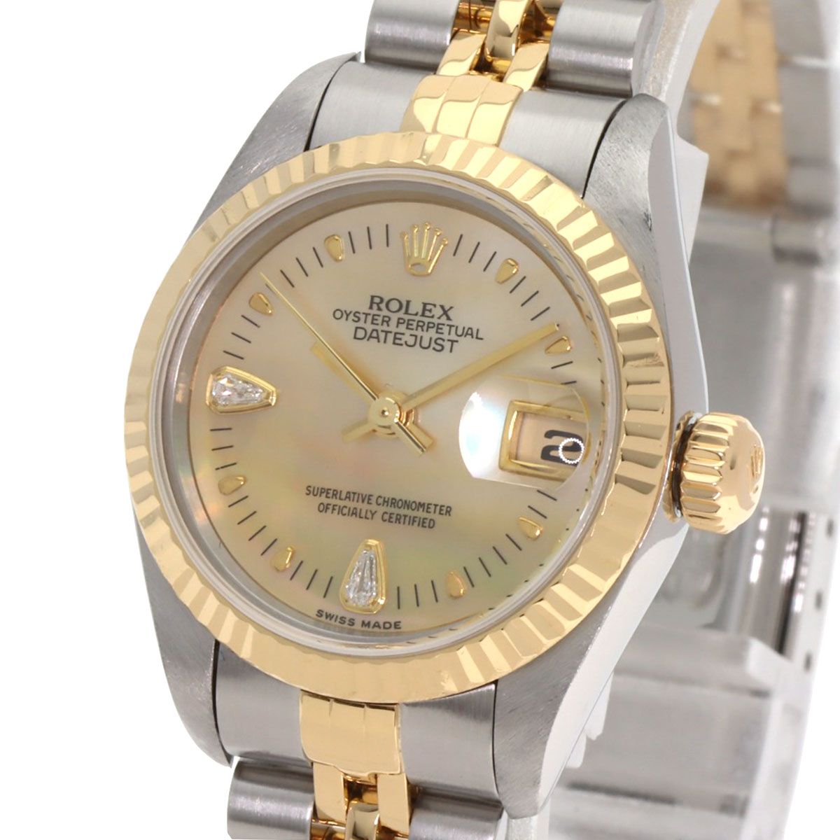 ROLEX ロレックス 79173N2BR デイトジャスト イエローシェル 2P