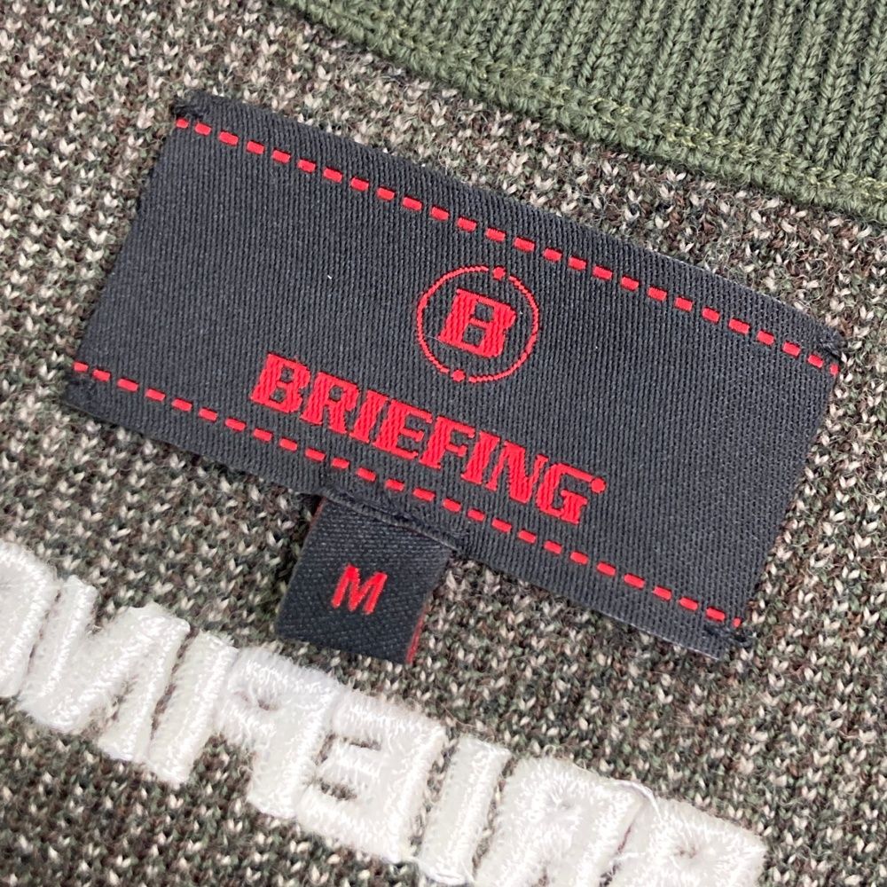 サイズ：M BRIEFING GOLF ブリーフィング ニットセーター ウール