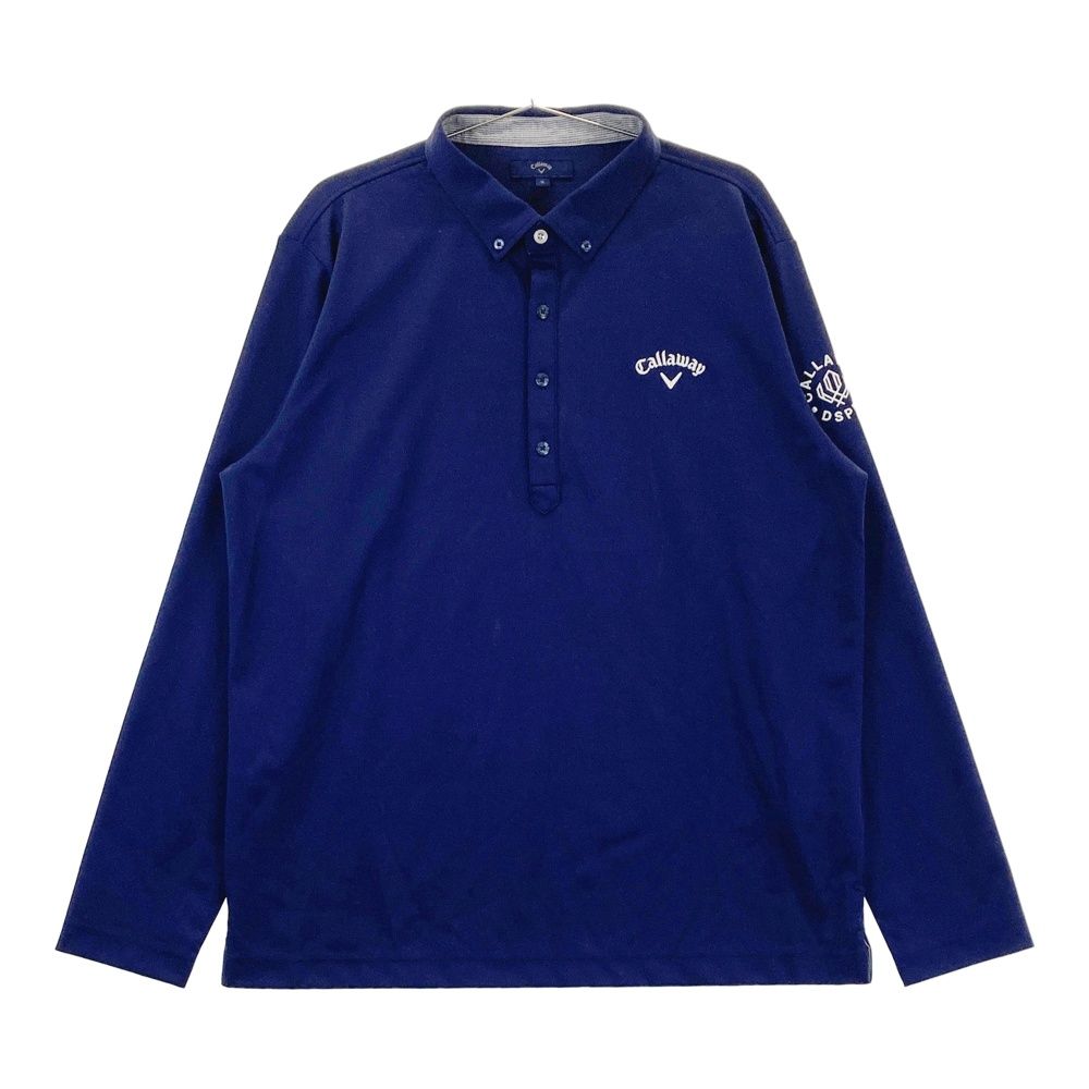 サイズ：3L CALLAWAY キャロウェイ ボタンダウン 長袖ポロシャツ