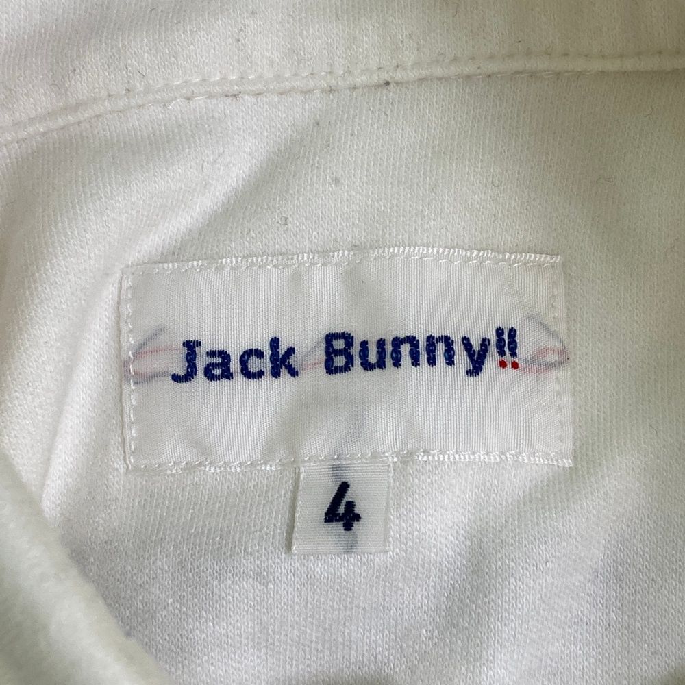 サイズ：4 JACK BUNNY ジャックバニー 長袖シャツ 袖口リブ ホワイト系