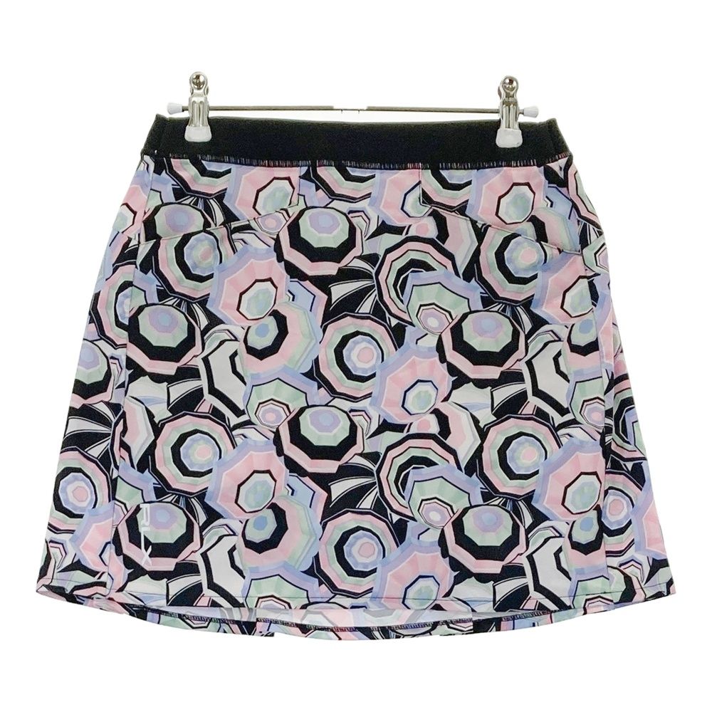 サイズ：XS RLX ラルフローレン インナー付スカート 総柄 ピンク系