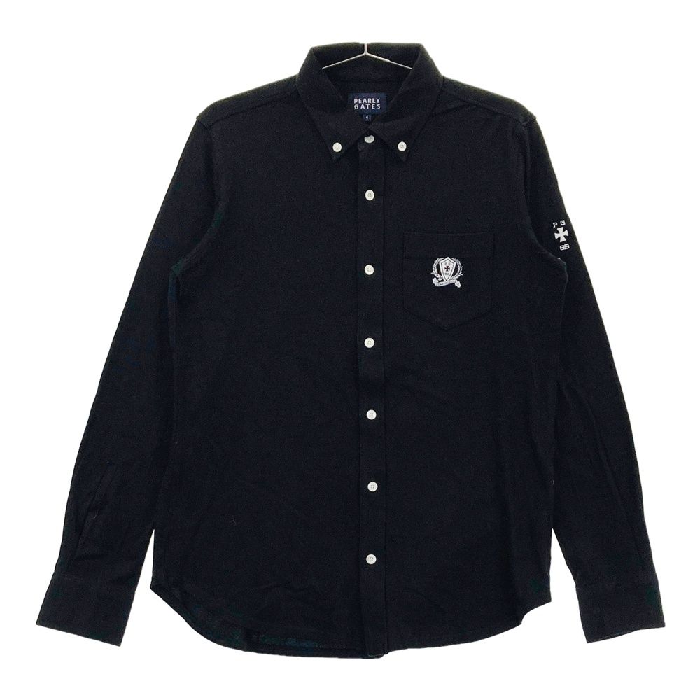 サイズ：4 PEARLY GATES パーリーゲイツ 長袖シャツ ボタンダウン