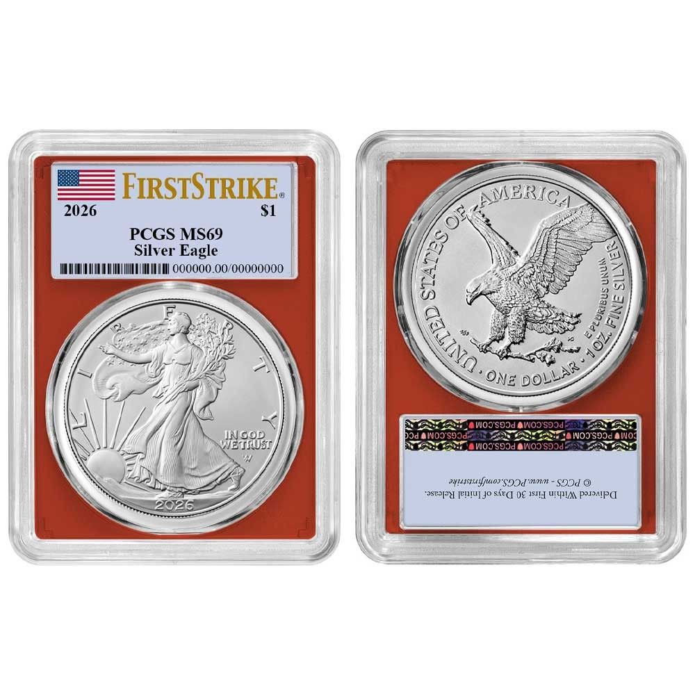 プレセール - 2026年 1ドル アメリカン シルバー イーグル 3枚セット