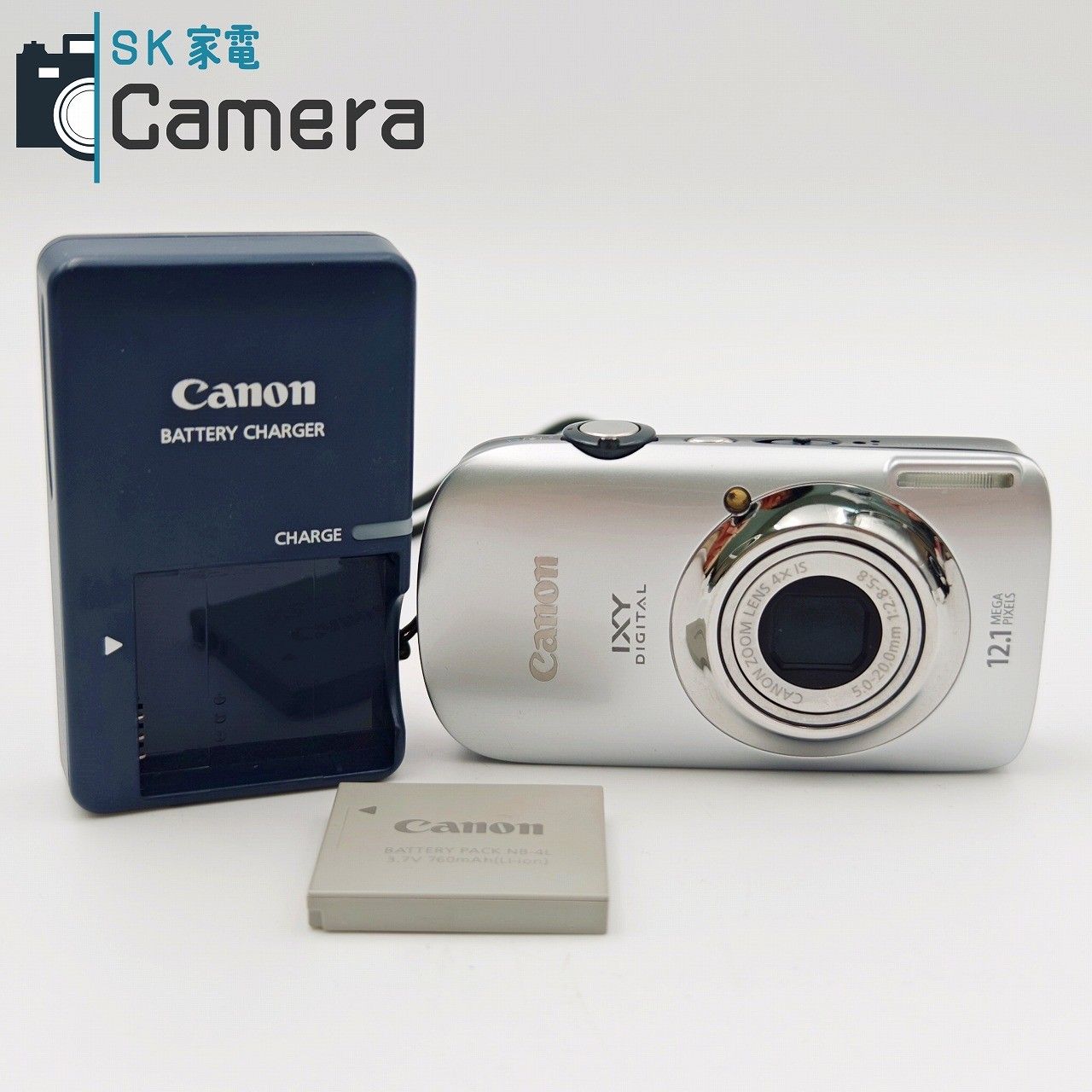 中古】 Canon IXY DIGITAL 510 IS コンパクトデジタルカメラ シルバー