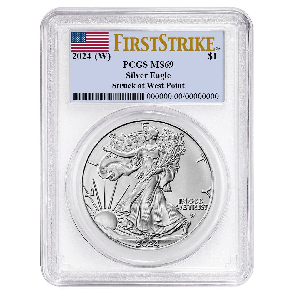 2024年 (W) 1ドル アメリカン シルバー イーグル PCGS MS69 FS