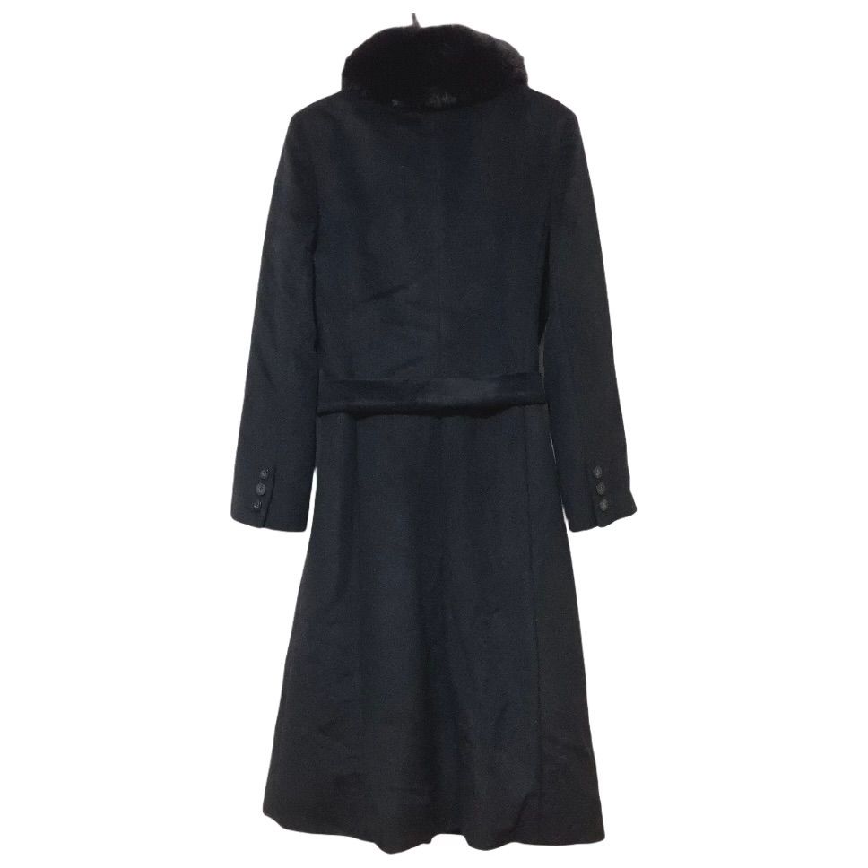 美品】J&R アンゴラロングコート フォックスファー 黒【ZK96】 - メルカリ