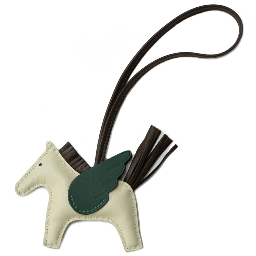 名東】エルメス ペガサスPM クレ/ショコラ/ヴェールモワイヤン W刻印