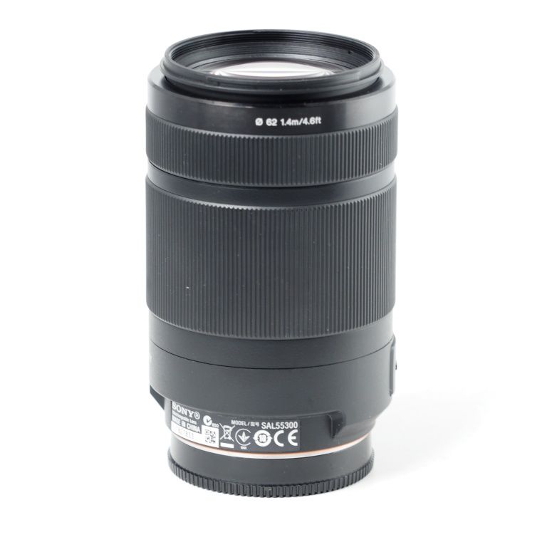 SONY DT 4.5-5.6 / 55-300 SAM フード、前後キャップ SONY DT 4.5-5.6