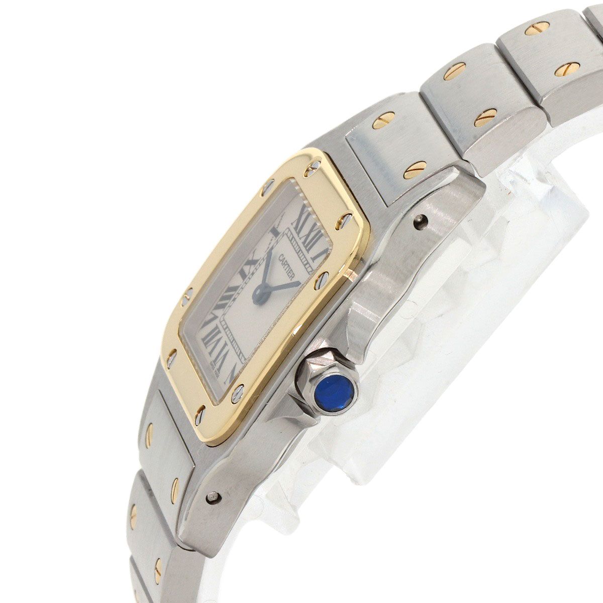 CARTIER カルティエ W20012C4 サントスガルベ SM 腕時計 SS SS K18YG