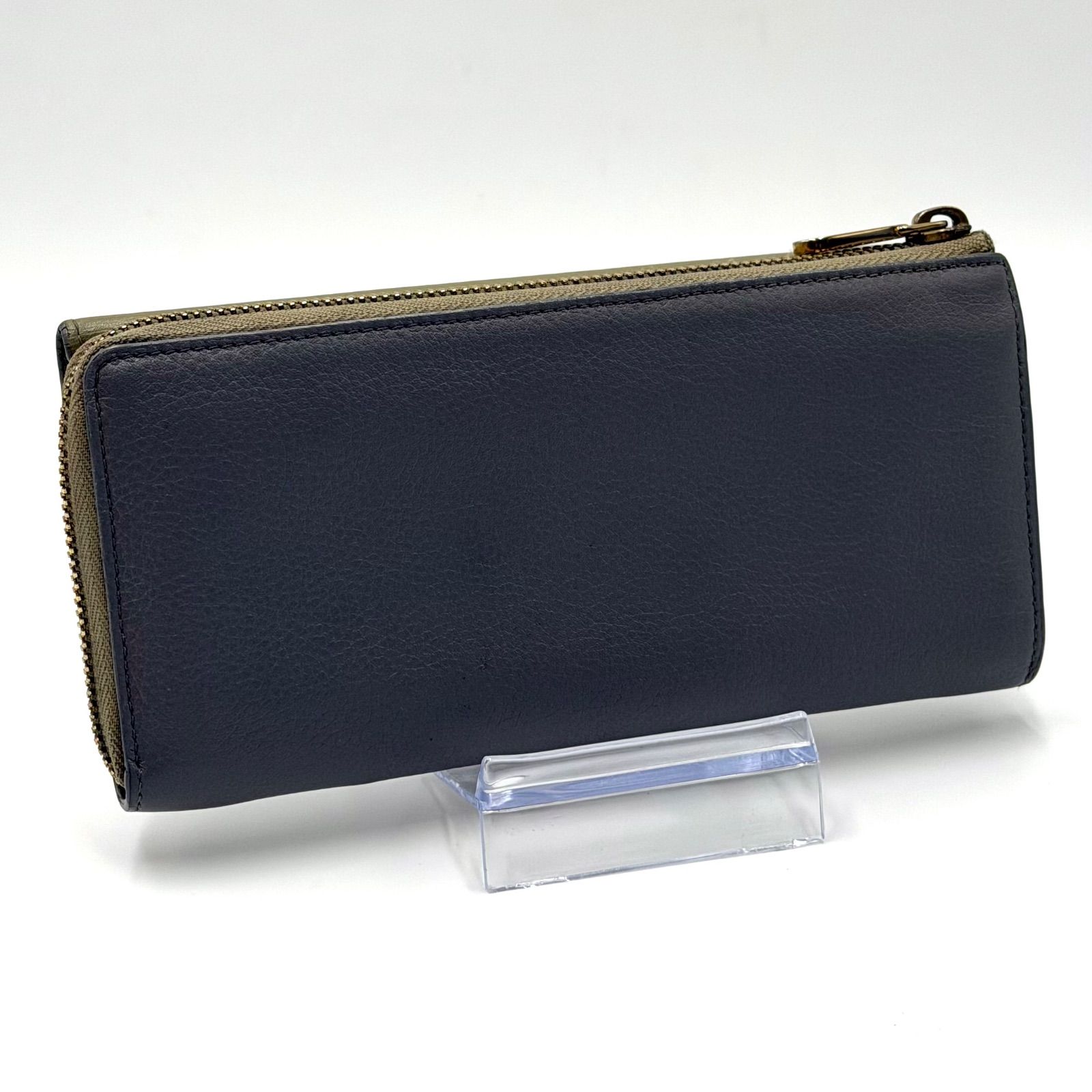 クロエ Chloe パッチワーク 長財布 L字ファスナー お札入れ ゴールド 