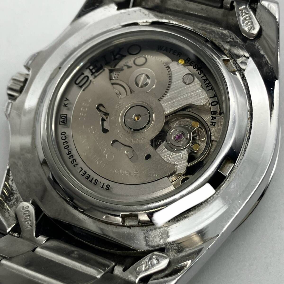ジャンク 【ジャンク品】SEIKO セイコー 5スポーツ 自動巻き腕時計 