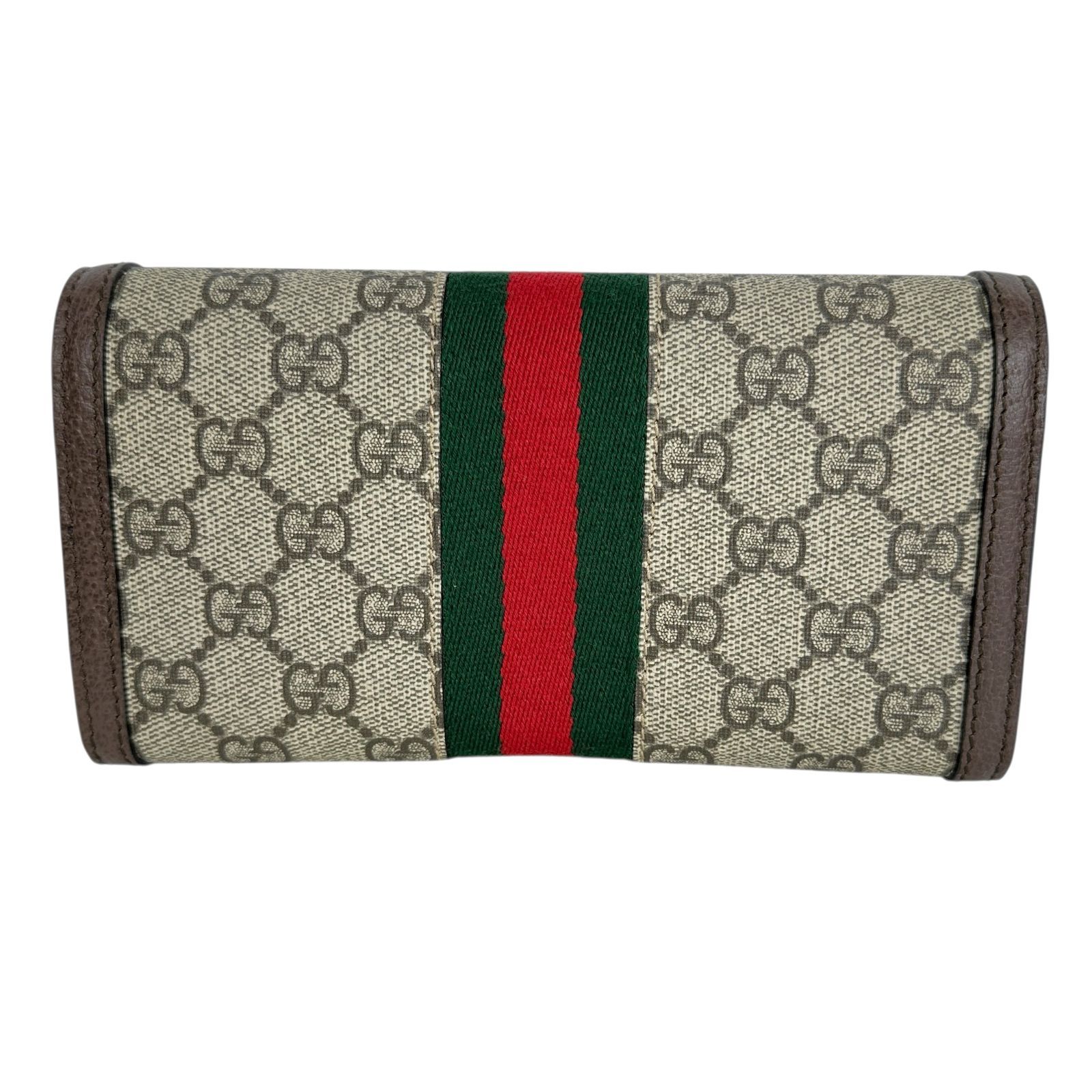 GUCCI】グッチ GGスプリーム オフィディア コンチネンタルウォレット