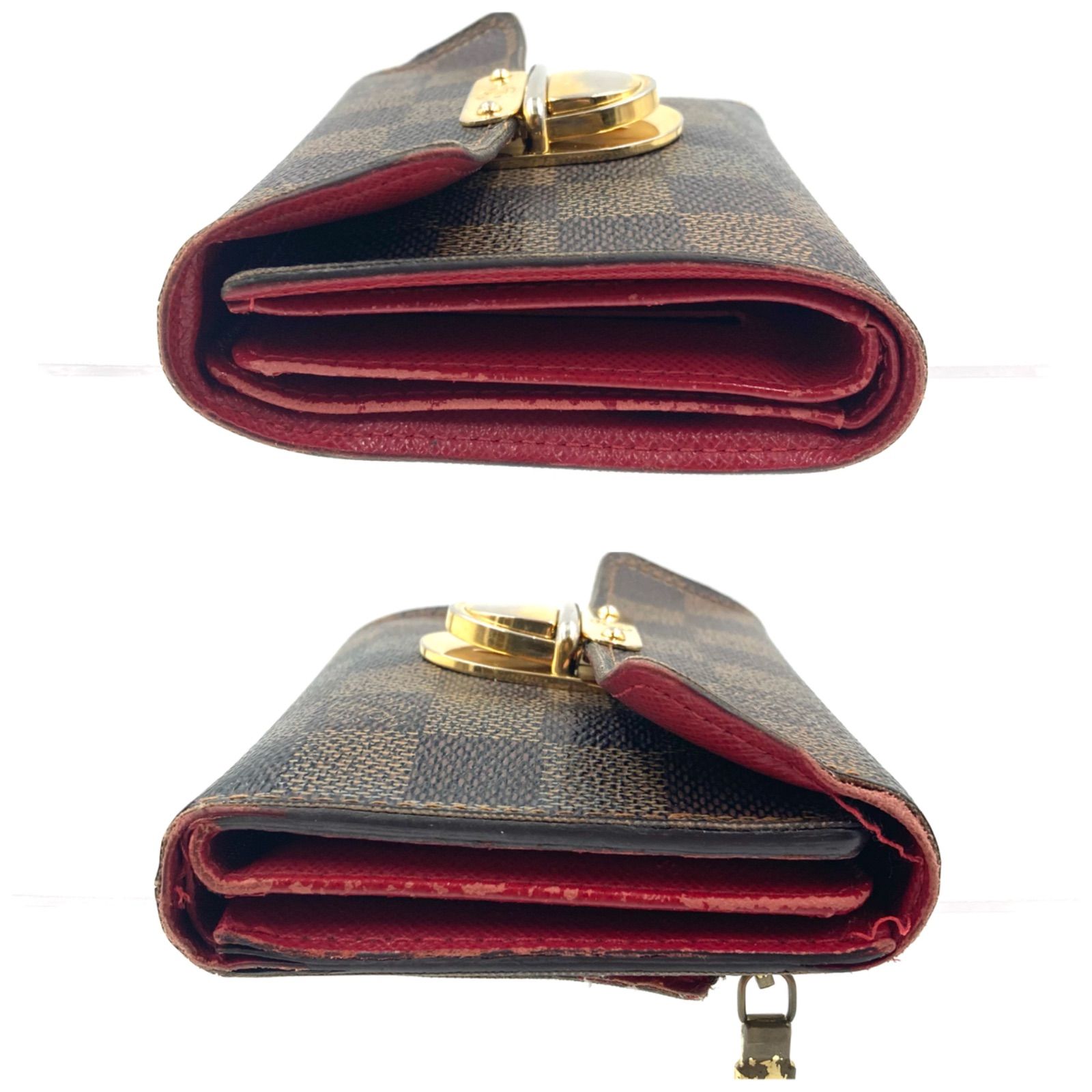 LOUIS VUITTON ルイヴィトン ダミエ エベヌ ポルトフォイユ コアラ 三