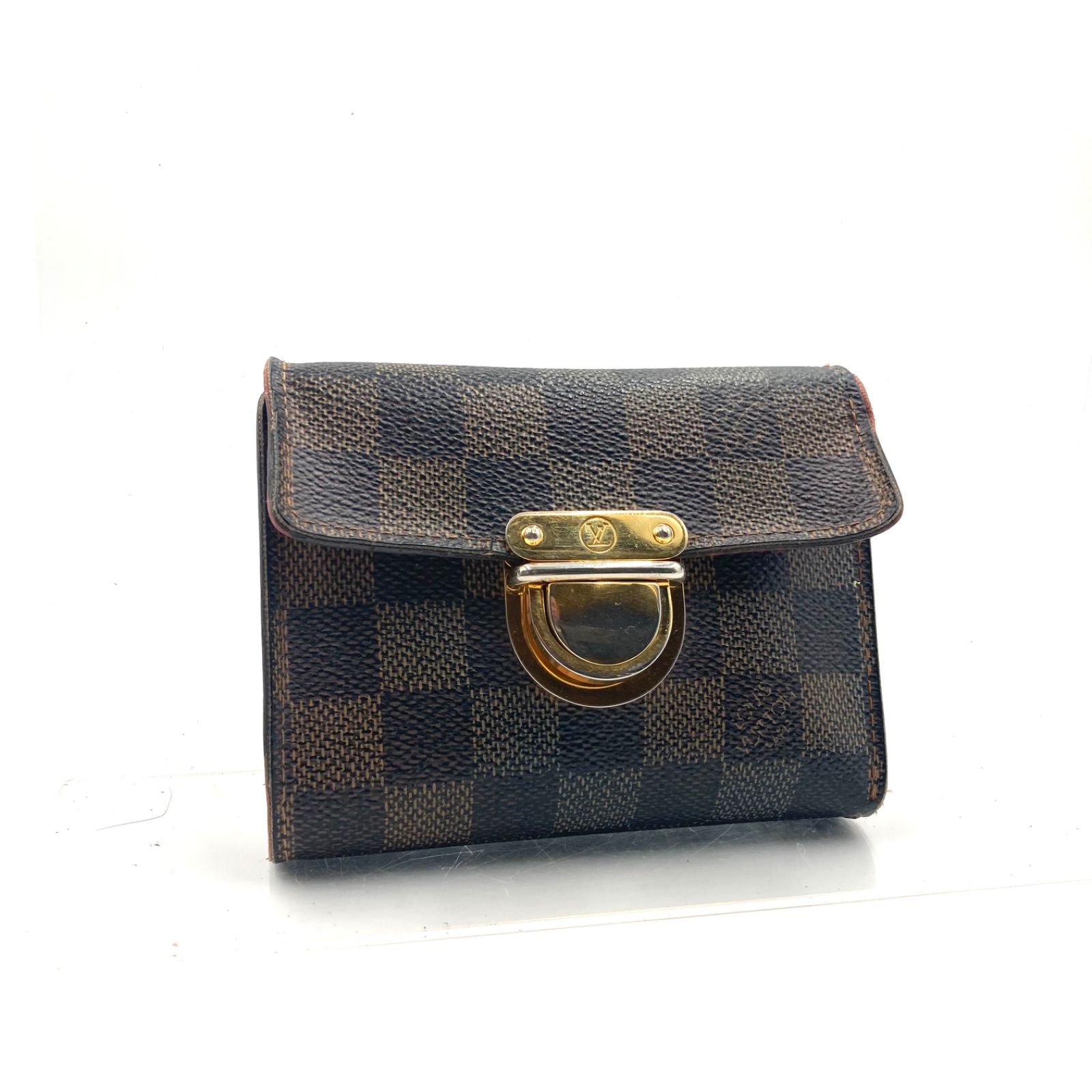 LOUIS VUITTON ルイヴィトン ダミエ エベヌ ポルトフォイユ コアラ 三