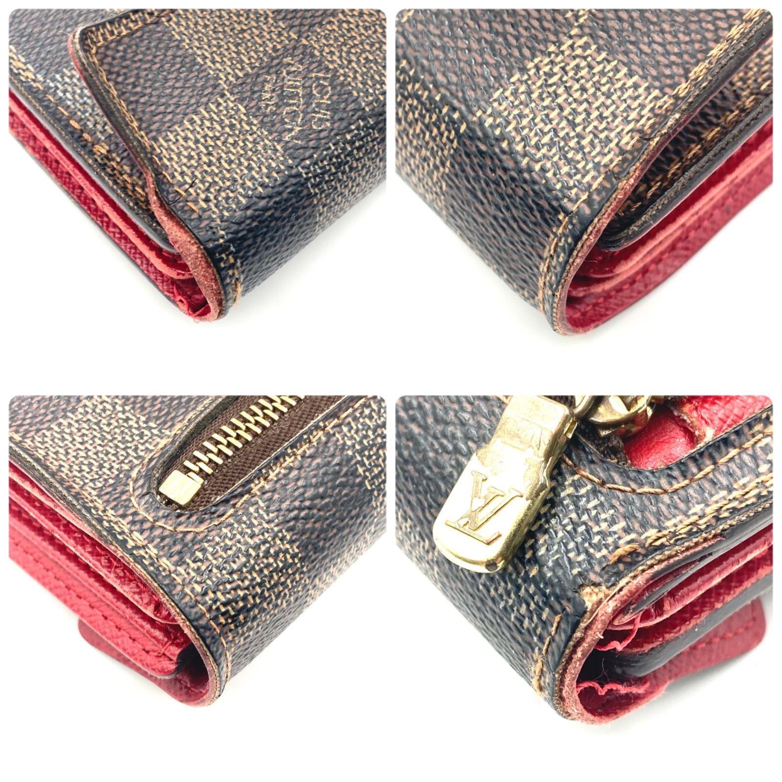 LOUIS VUITTON ルイヴィトン ダミエ エベヌ ポルトフォイユ コアラ 三