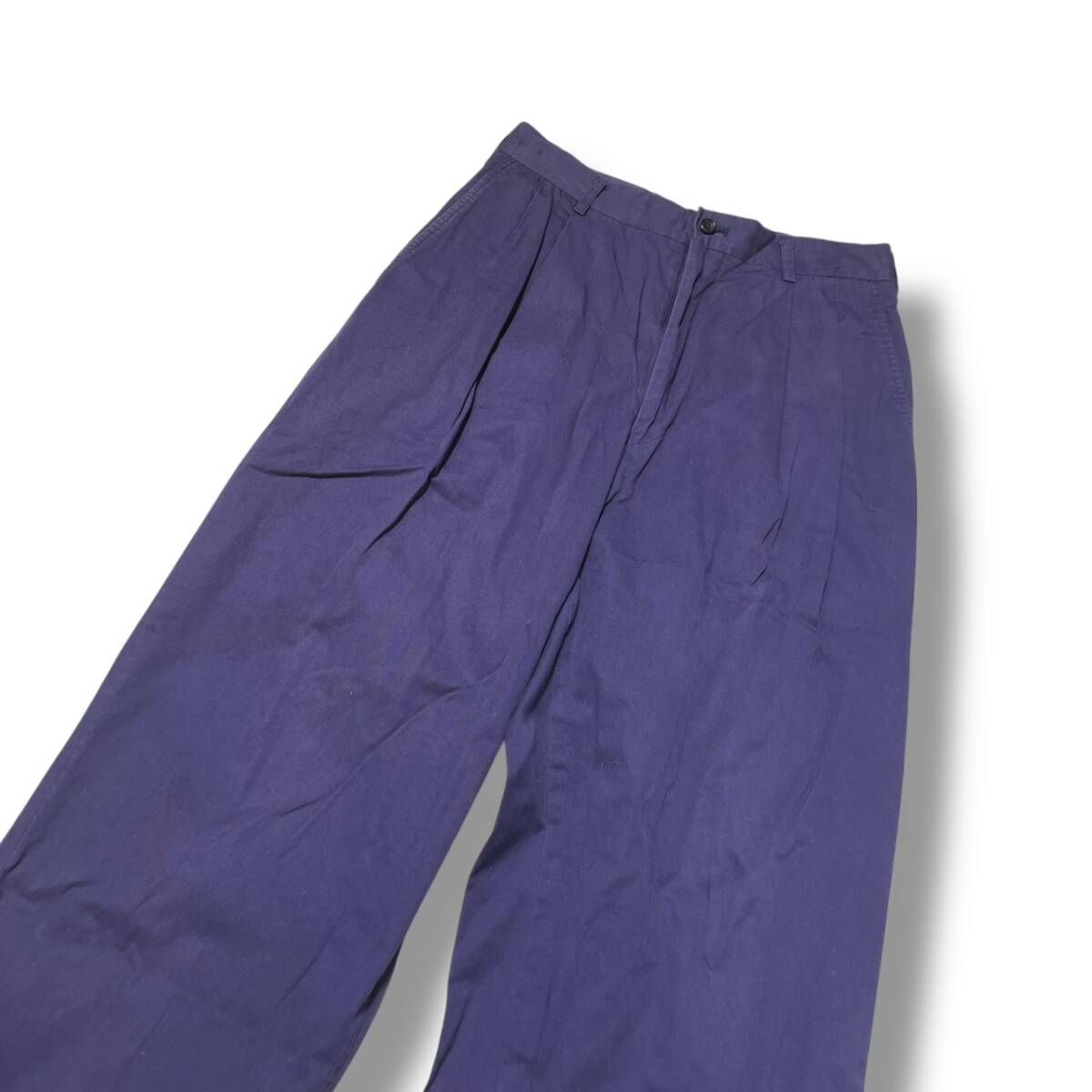 90s archive COMME des GARCONS HOMME 2タックコットンパンツパープル