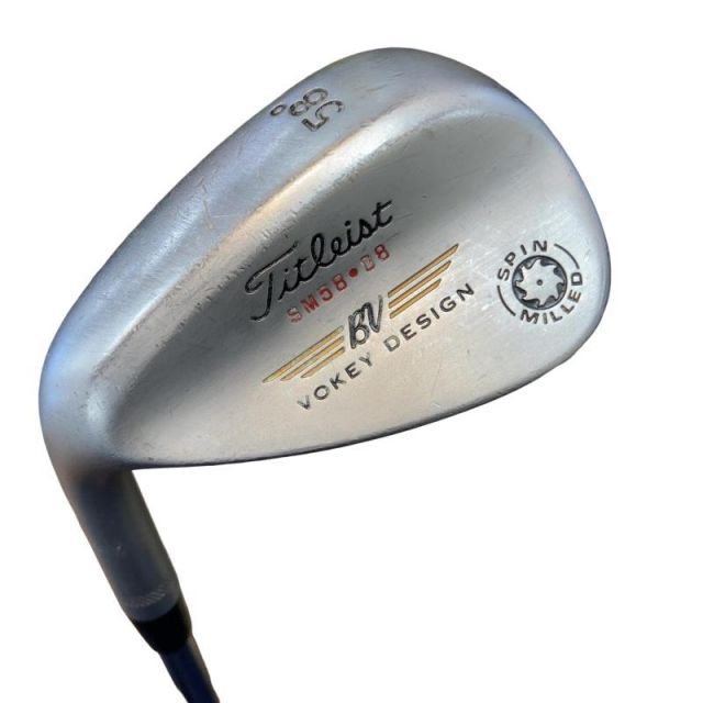 中古】 タイトリスト VOKEY SPIN MILLED SM58.08 レフティ ウェッジ WG