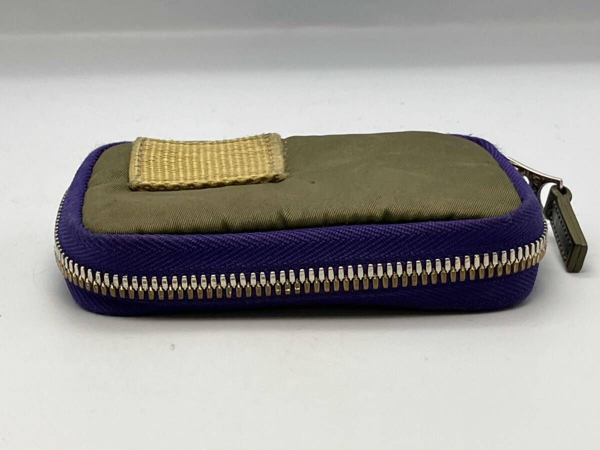 sacai × PORTER coin case khaki／purple 箱有 コインケース サカイ
