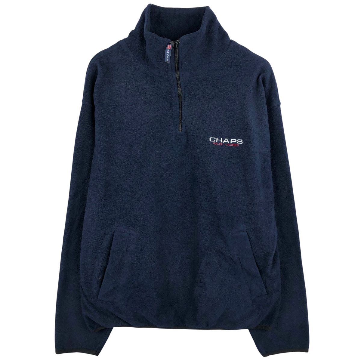 古着 ラルフローレン Ralph Lauren CHAPS チャップス ハーフジップ