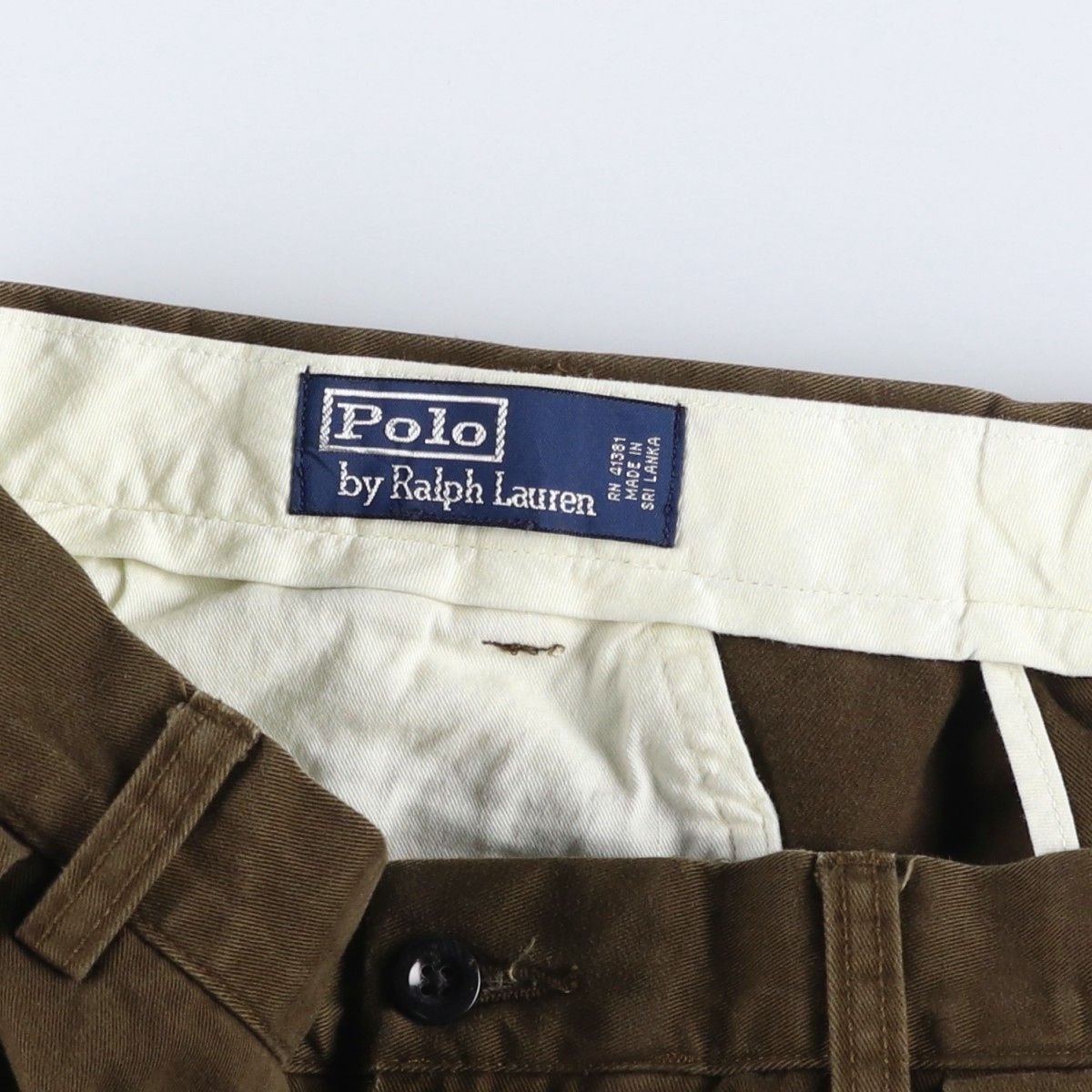 古着 ラルフローレン Ralph Lauren POLO by Ralph Lauren ツータック