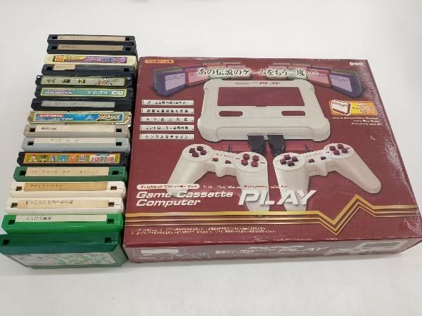 ジャンク ゲームカセットコンピューター プレイ、FCソフト16本セット