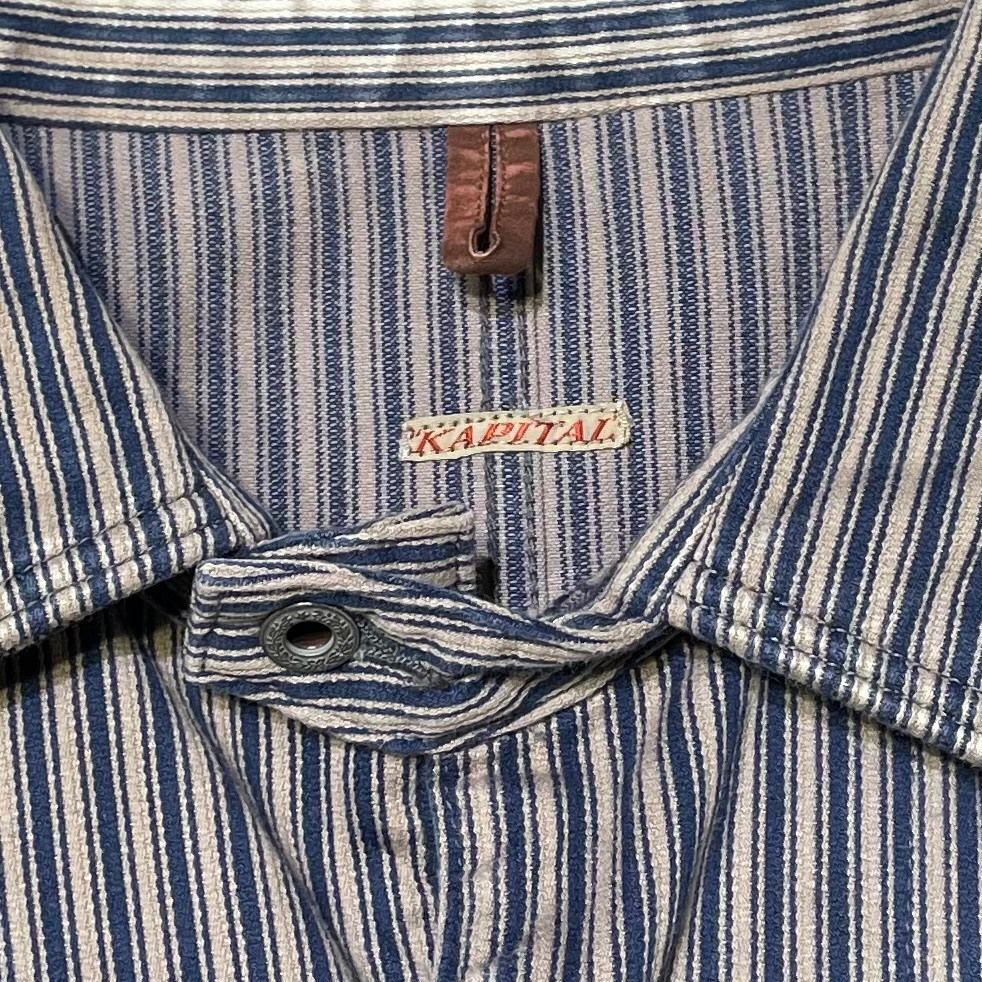 KAPITAL KIRO HIRATA ダメージ加工カバーオール サイズ3 青系