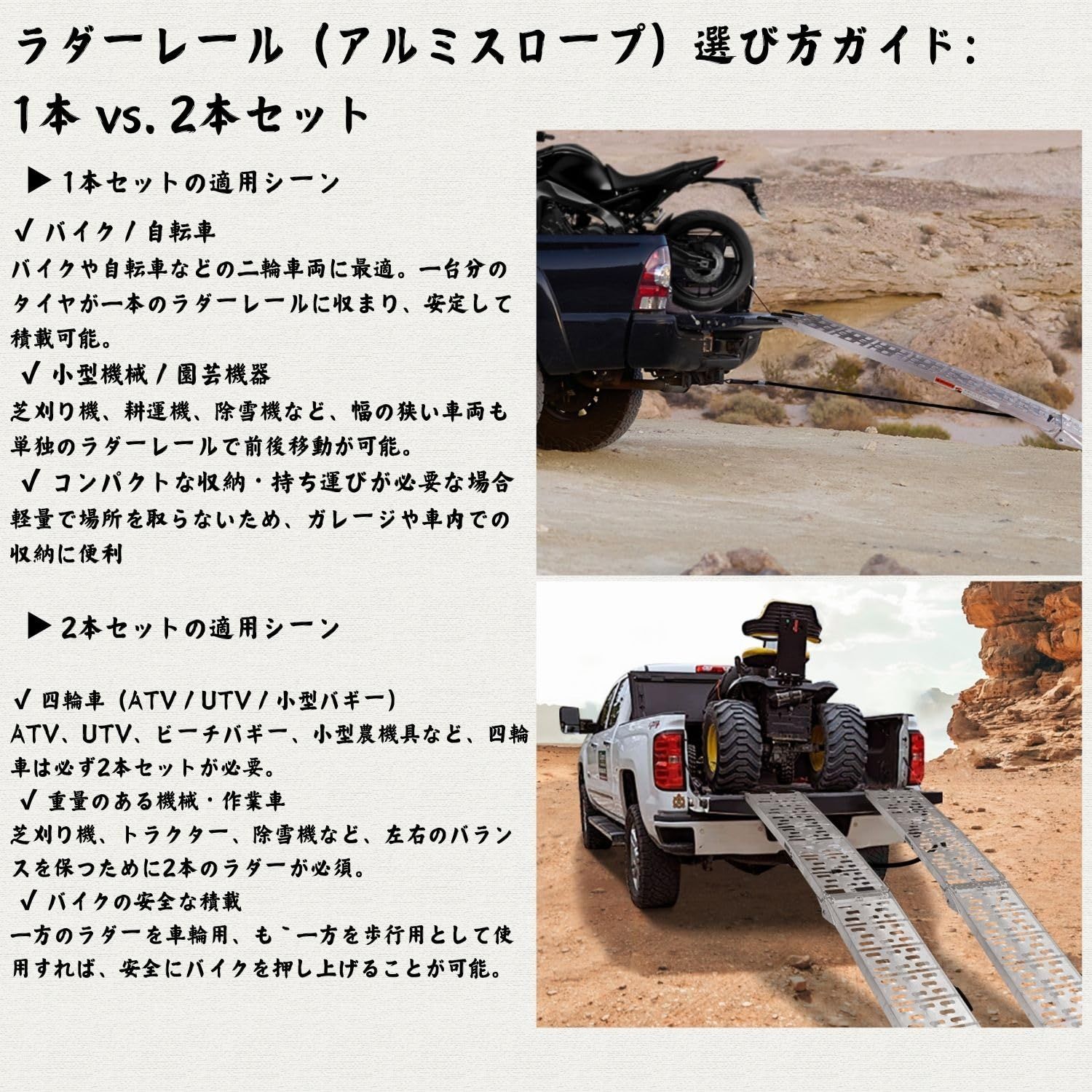 新品 MAXIVMAN アルミラダー 2本セット 226cm×30.5cm 耐荷重680kg