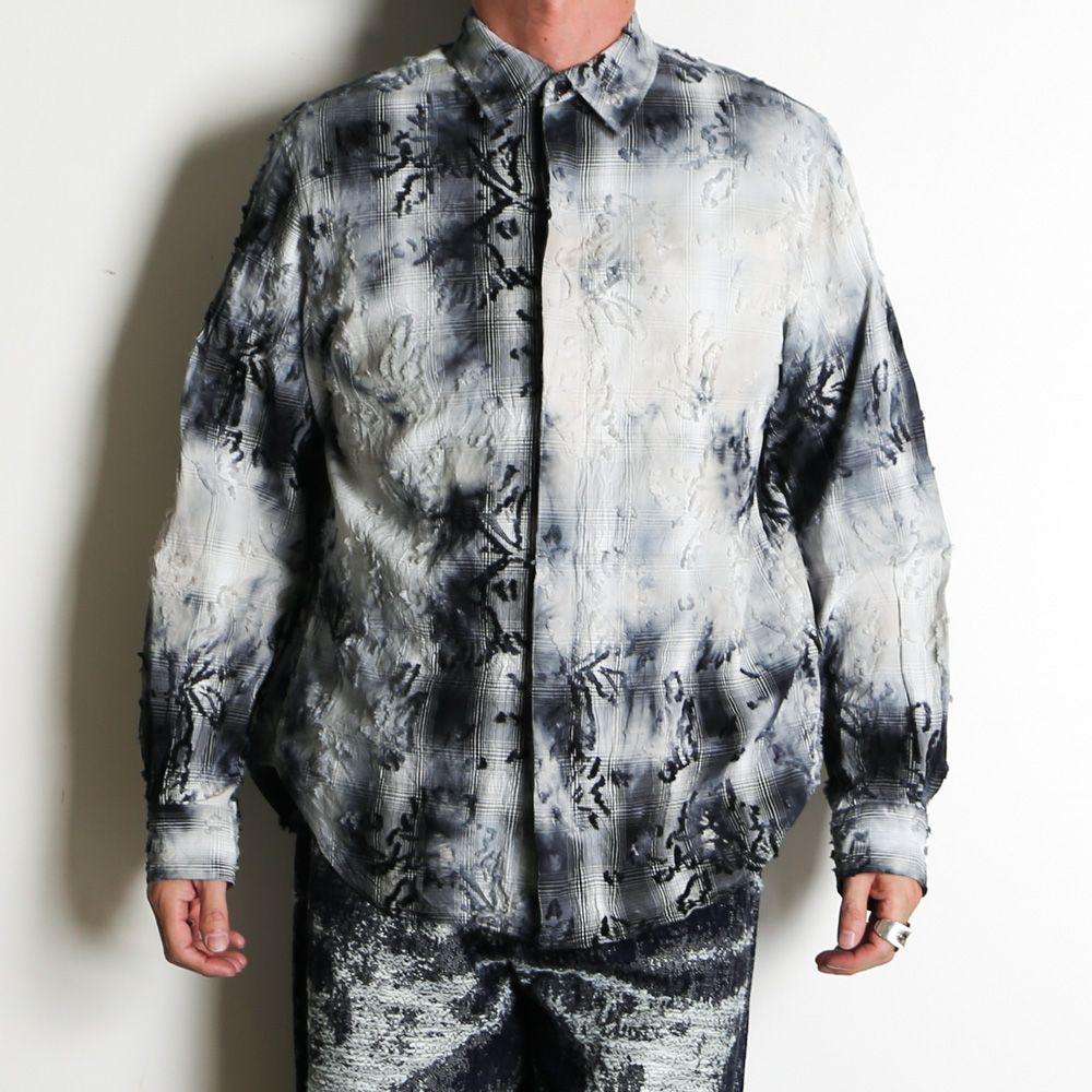 TAAKK ターク タイダイ染めシャツ サイズ3 ブラック TAAKK/ターク】