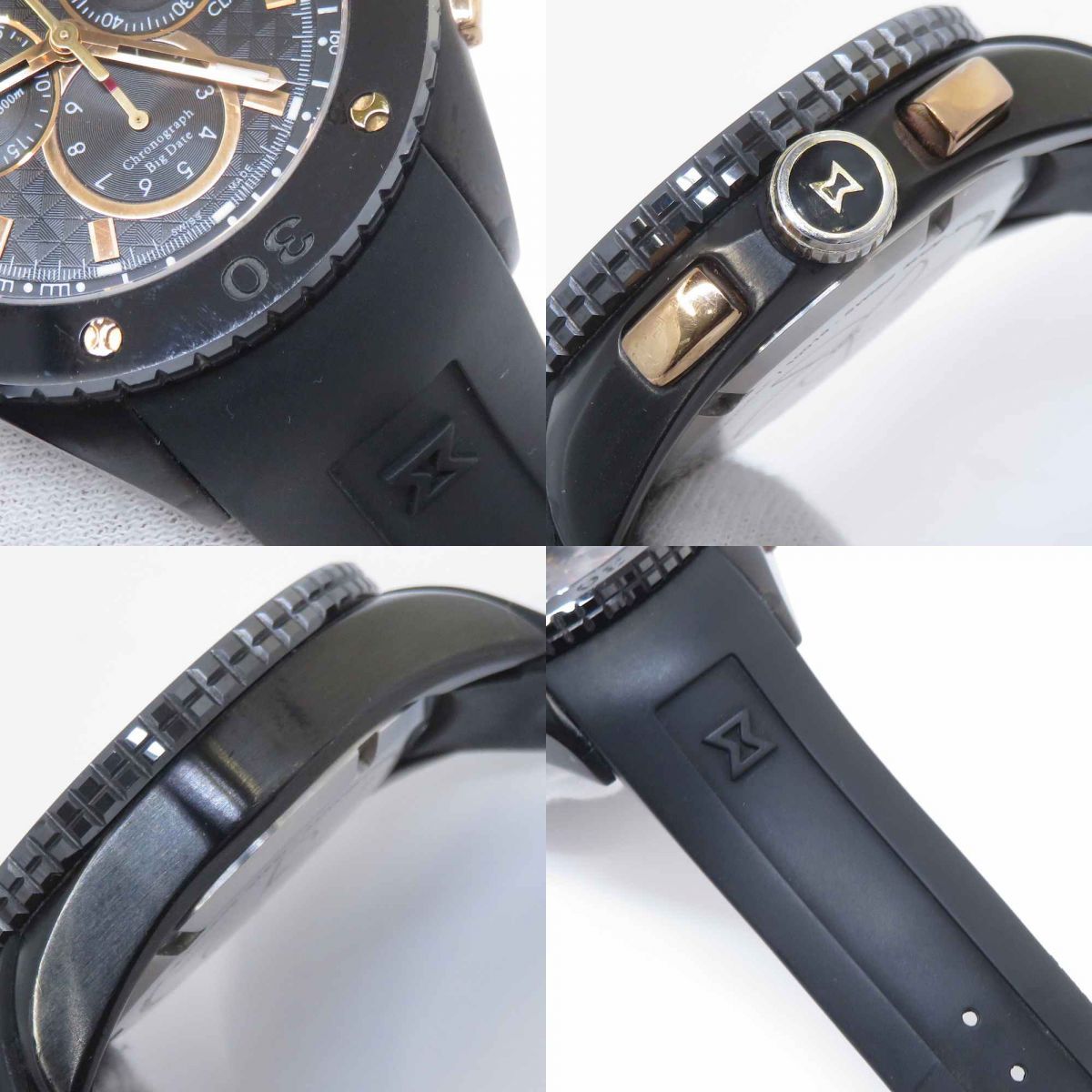 EDOX エドックス クラスワン クロノグラフ ビッグデイト 10016-357RN