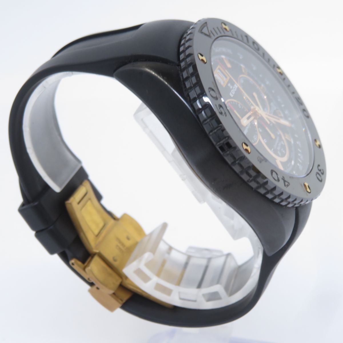 EDOX エドックス クラスワン クロノグラフ ビッグデイト 10016-357RN