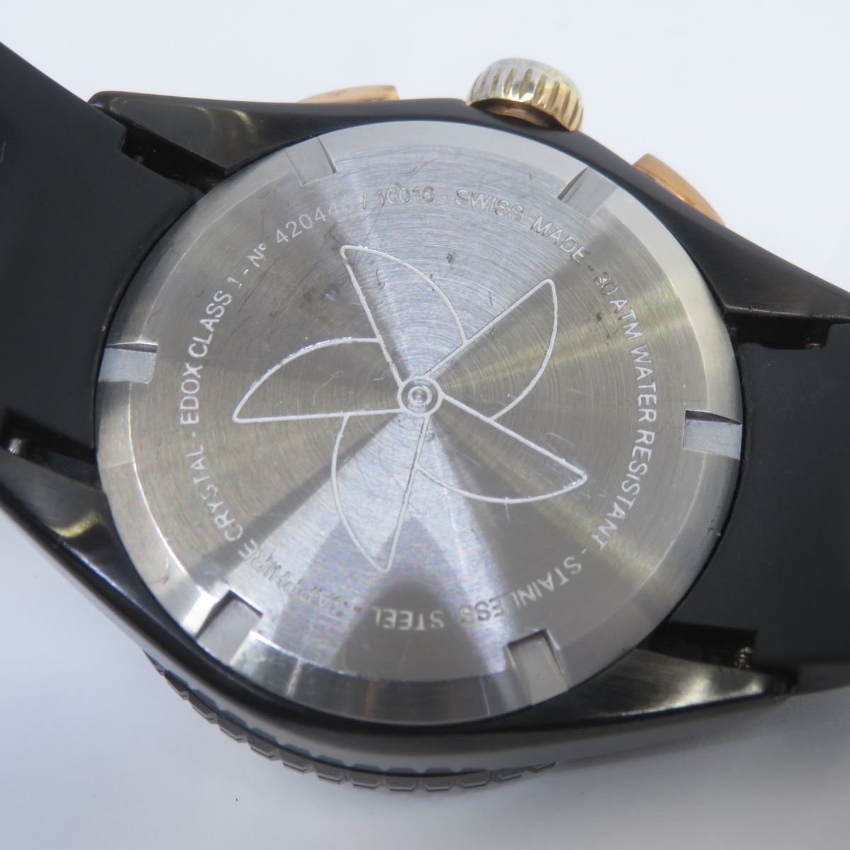 EDOX エドックス クラスワン クロノグラフ ビッグデイト 10016-357RN