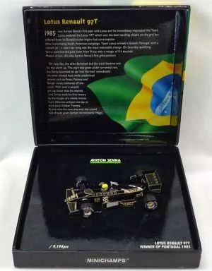 中古】ミニカー 1/43 ロータス ルノー 97T 1985 ポルトガルGP優勝 A