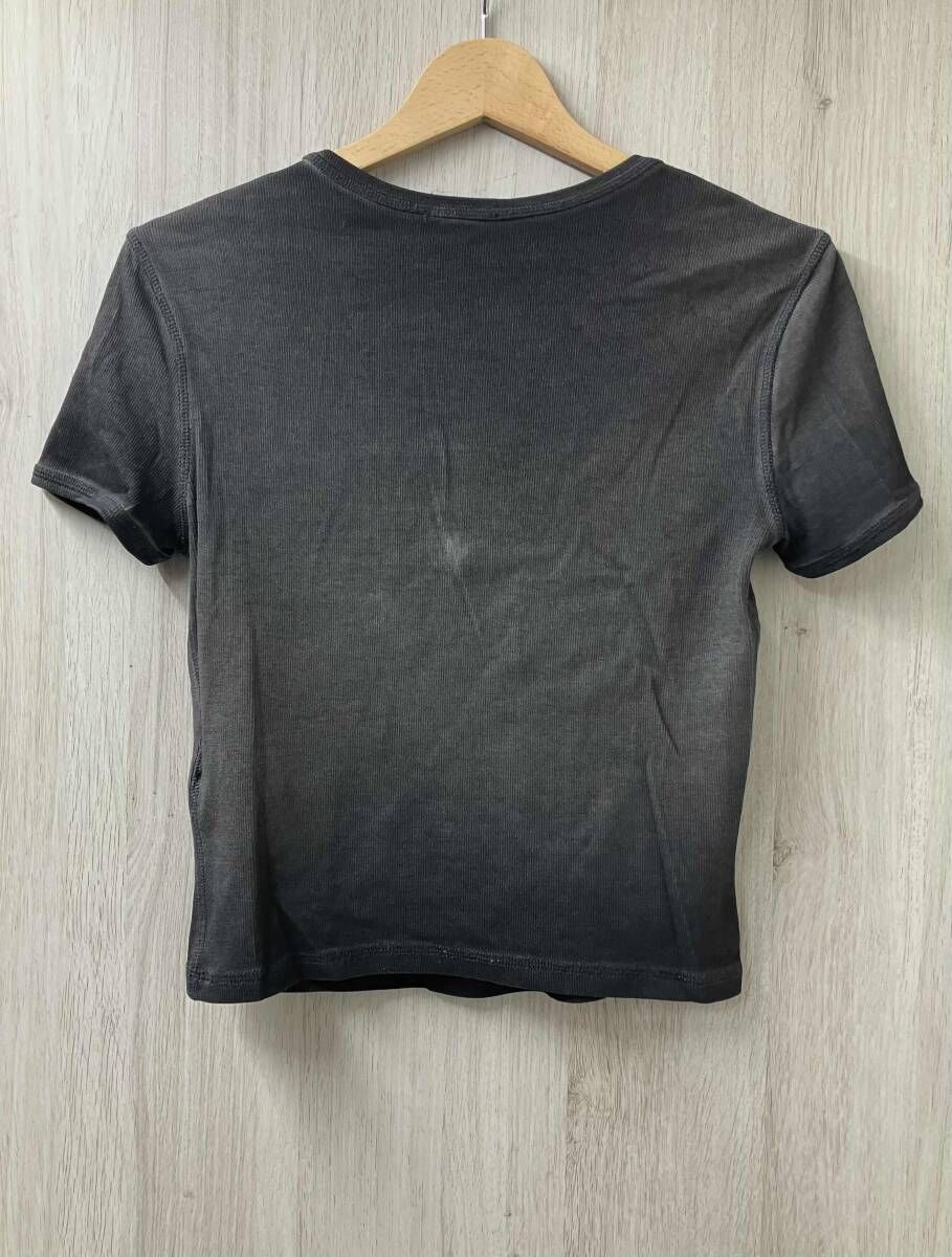 DIESEL ディーゼル T-ELE ハートロゴ 半袖Tシャツ Mサイズ グレー