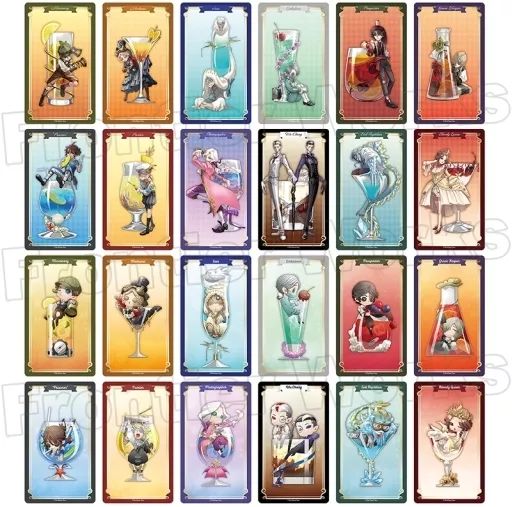 最新作，100%新品 【中古】キャラカード 全24種セット 「Identity V 第五人格 マイカクテル トレーディングクリアカード」 その他