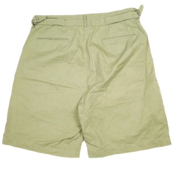 AURALEE オーラリー 日本製 WASHED FINX LIGHT CHINO WIDE SHORTS