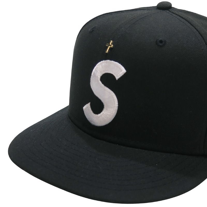 SUPREME シュプリーム 24SS GOLD CROSS S LOGO NEW ERA CAP ゴールド